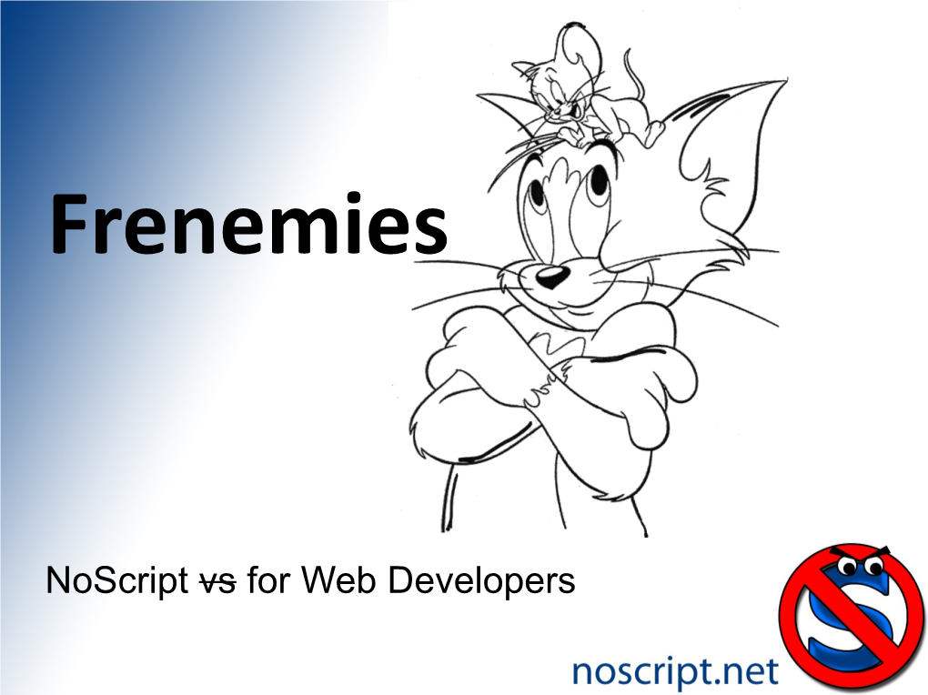 Noscript Vs for Web Developers About:Me