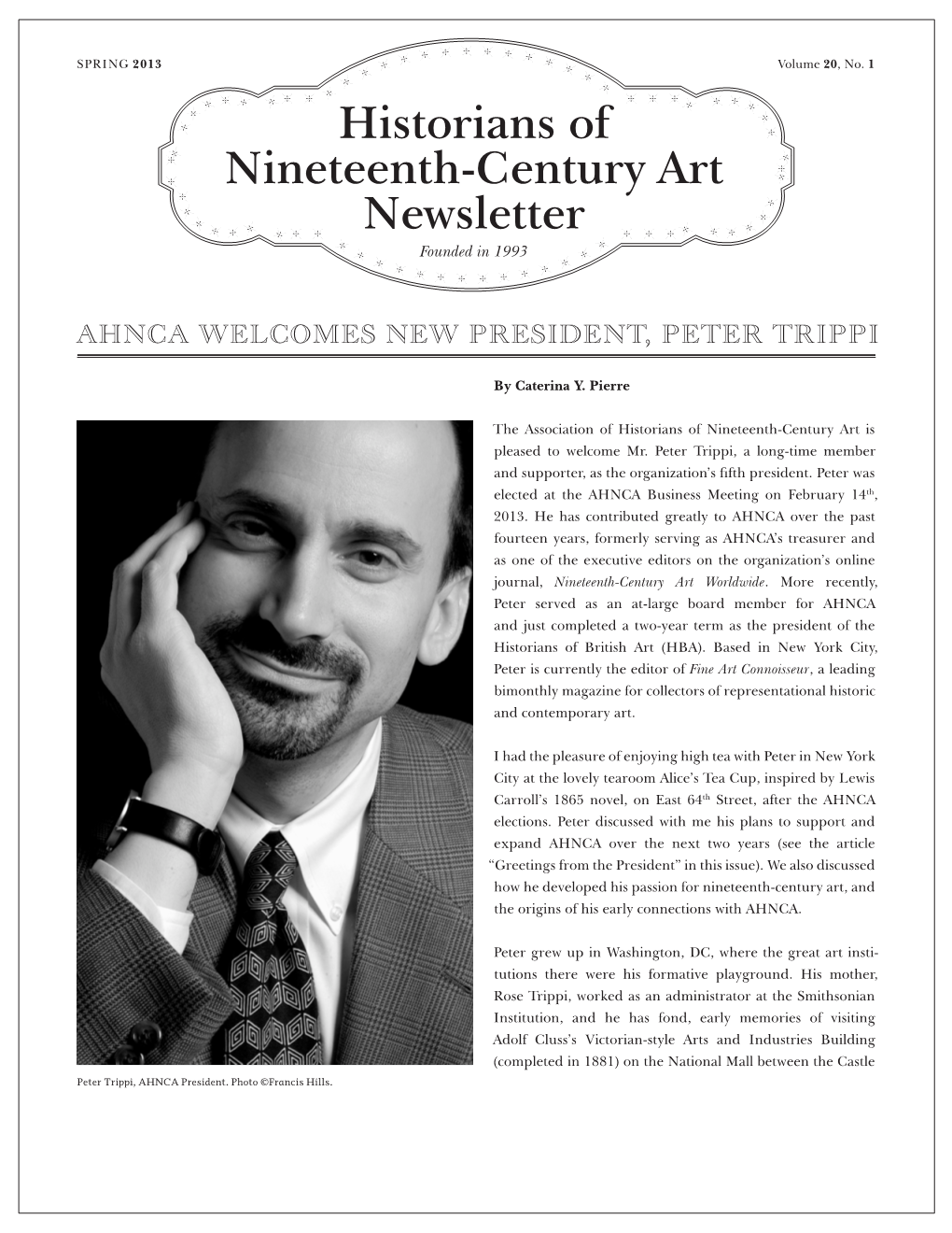 Historians of Nineteenth-Century Art Newsletter