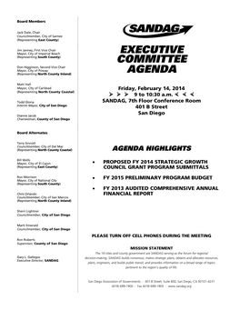 Agenda and Meeting Notice