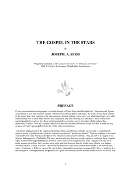 The Gospel in the Stars