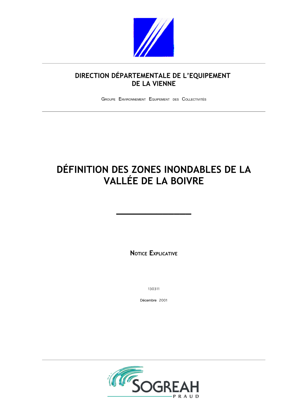 Définition Des Zones Inondables De La Vallée De La Boivre