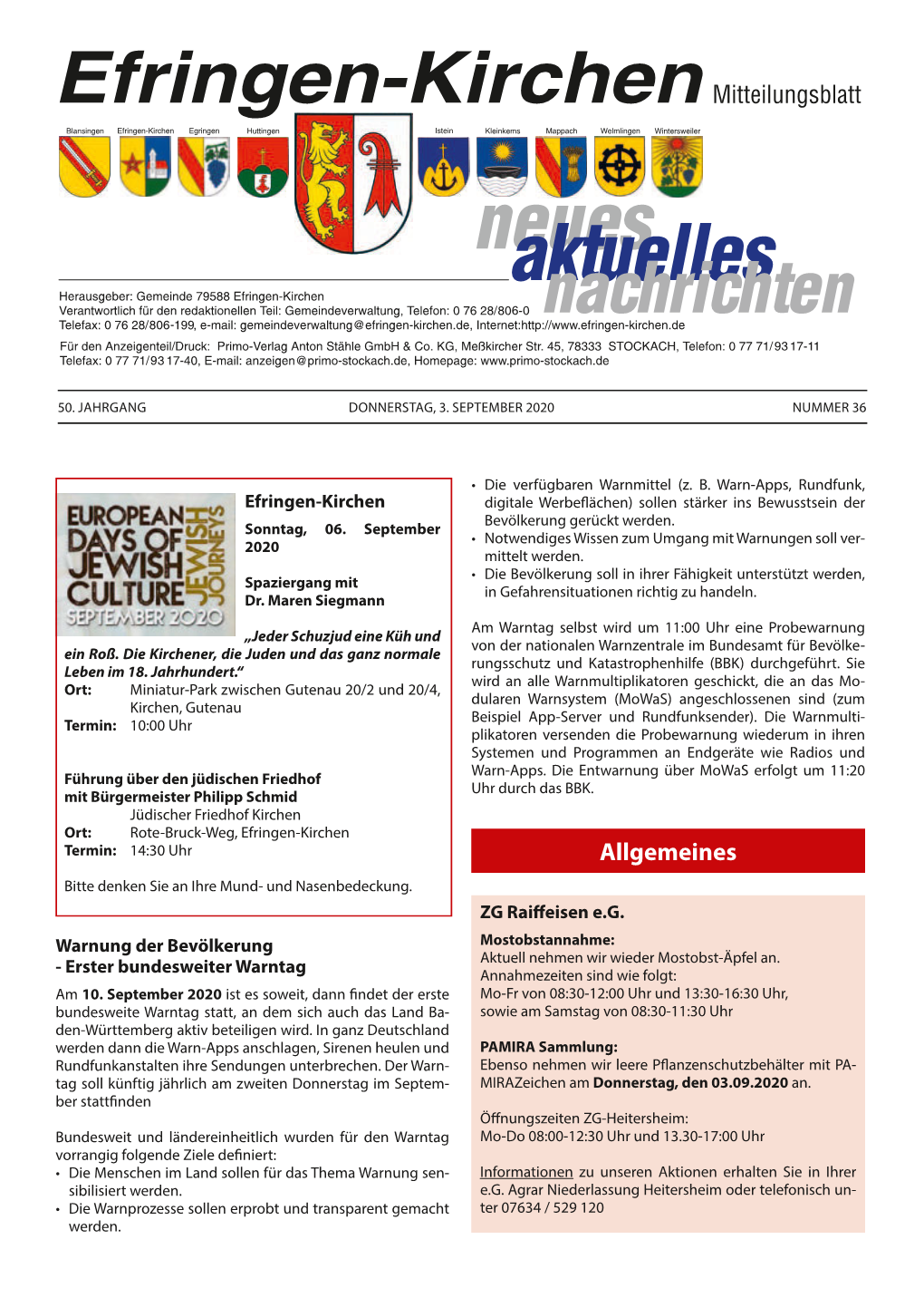 Mitteilungsblatt KW36