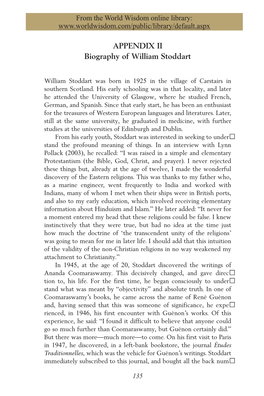 Biography of William Stoddart