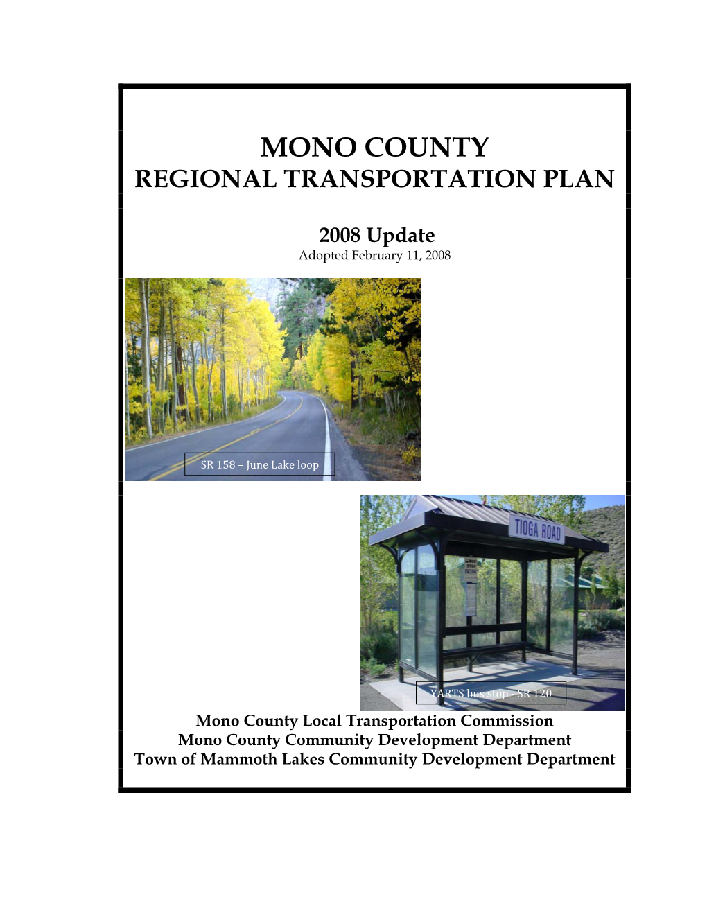 Regional Transportation Plan