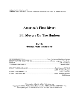 Bill Moyers on the Hudson