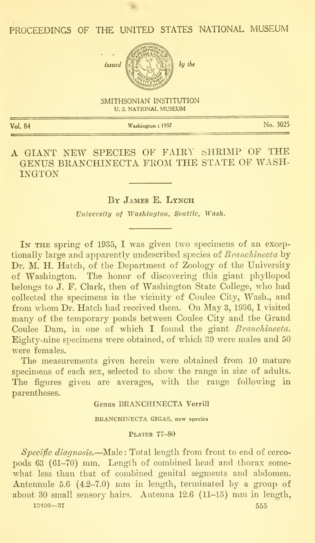 Proceedings of the United States National Museum