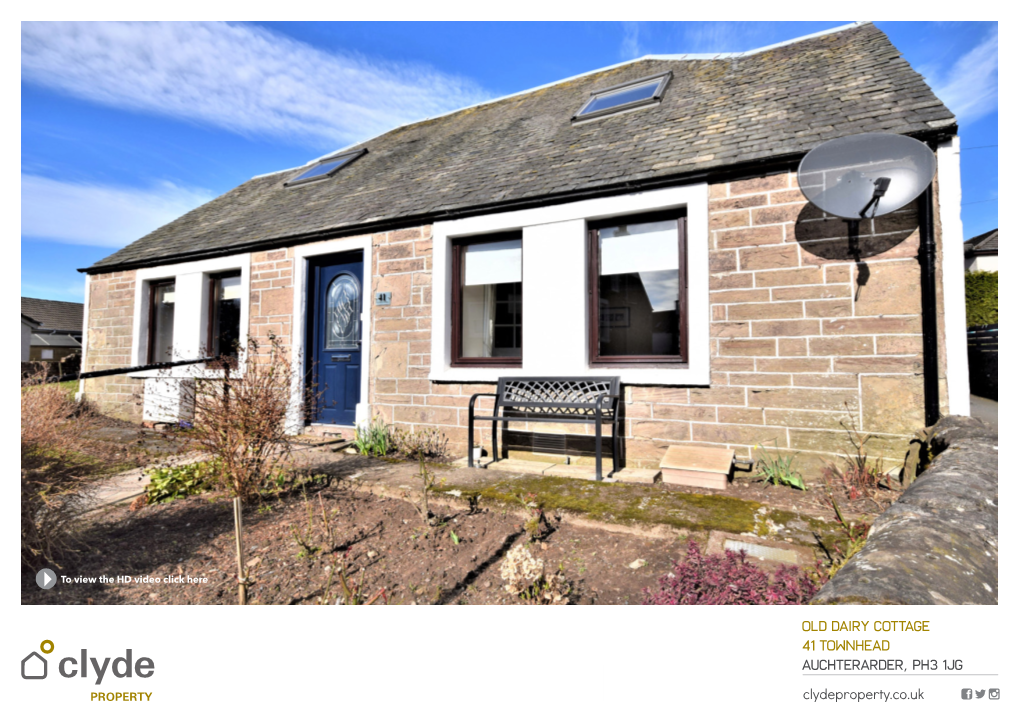 Old Dairy Cottage 41 Townhead Auchterarder, PH3