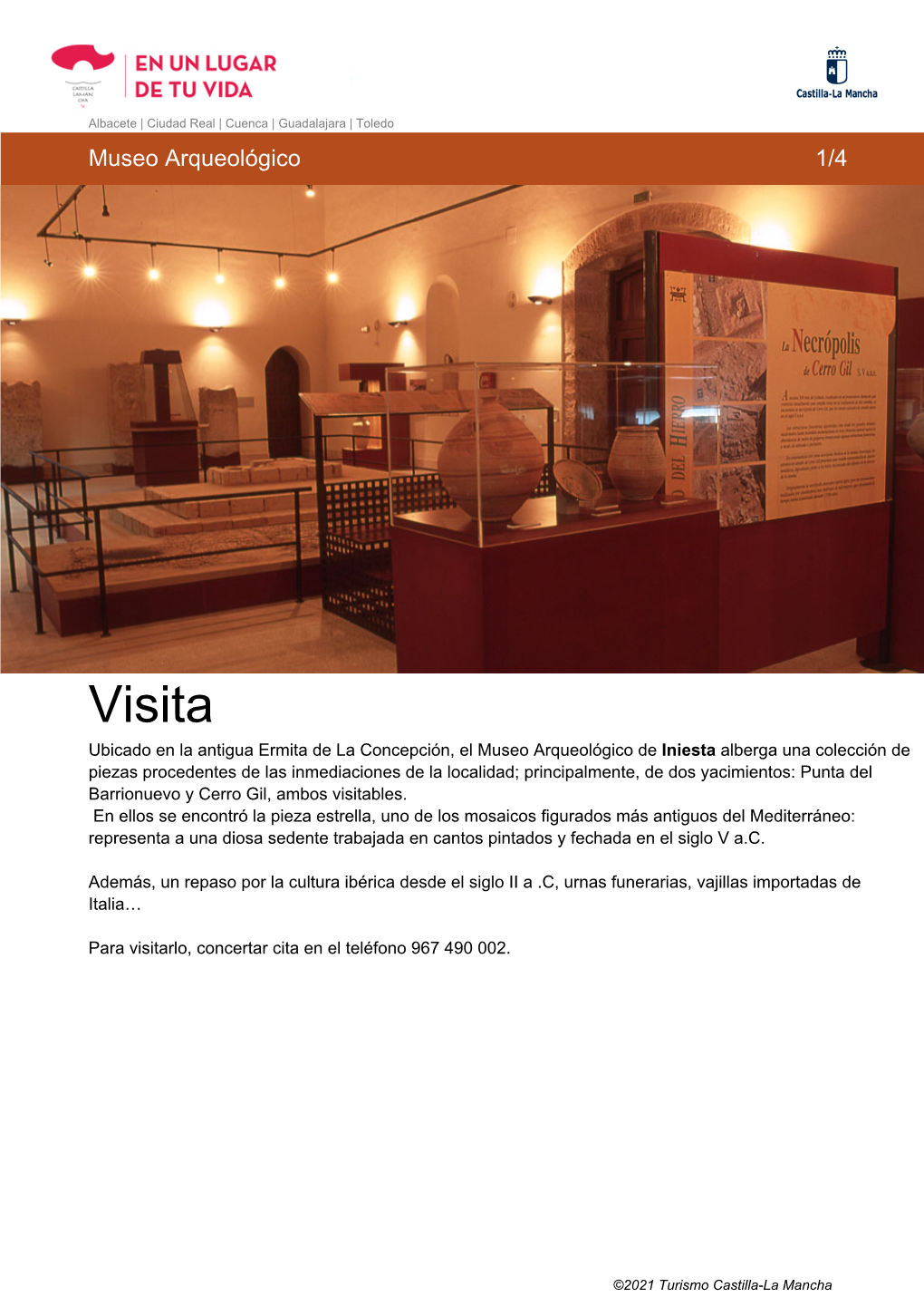 Descargar Guía De Viaje Museo Arqueológico De Iniesta