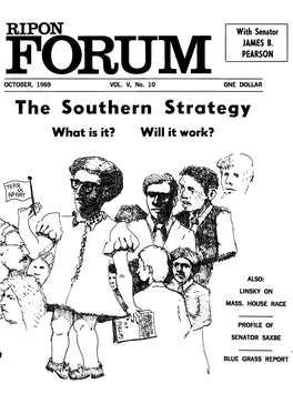 The Southern Strategy What Is It? Will It Work?
