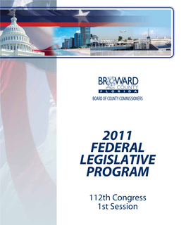 2011 Broward County Federal Legislative Program