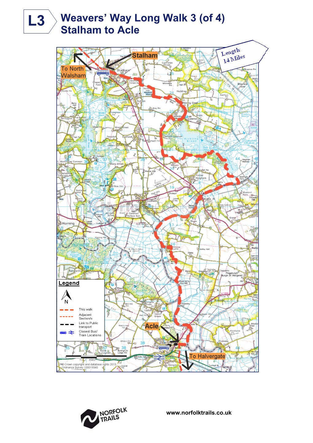 Weavers' Way Long Walk 3 (Of 4) Stalham to Acle