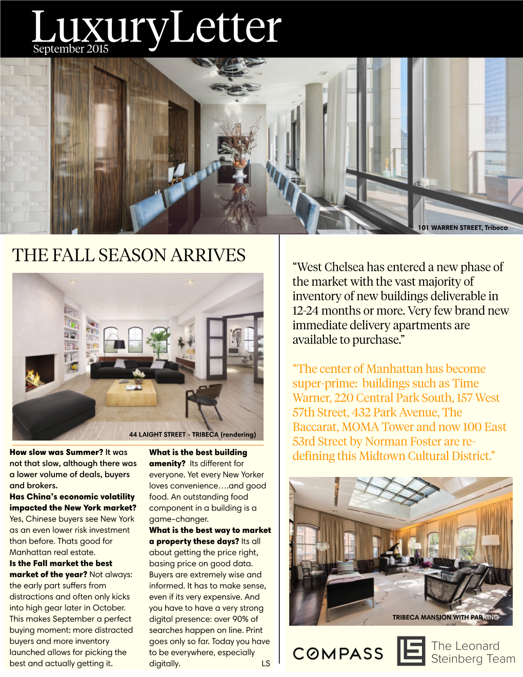 Luxuryletter September 2015.Key