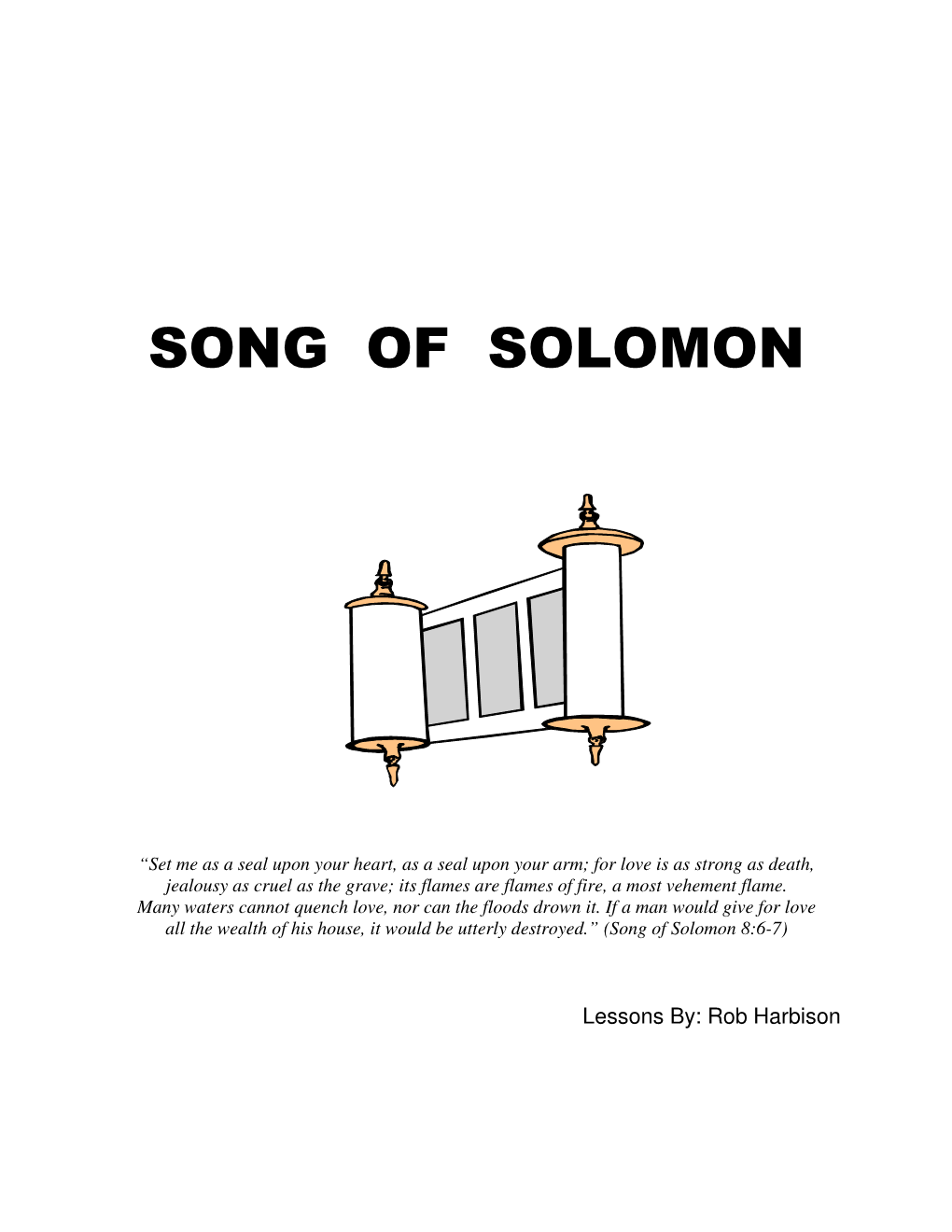 Bible Class Book on the Song of Solomon