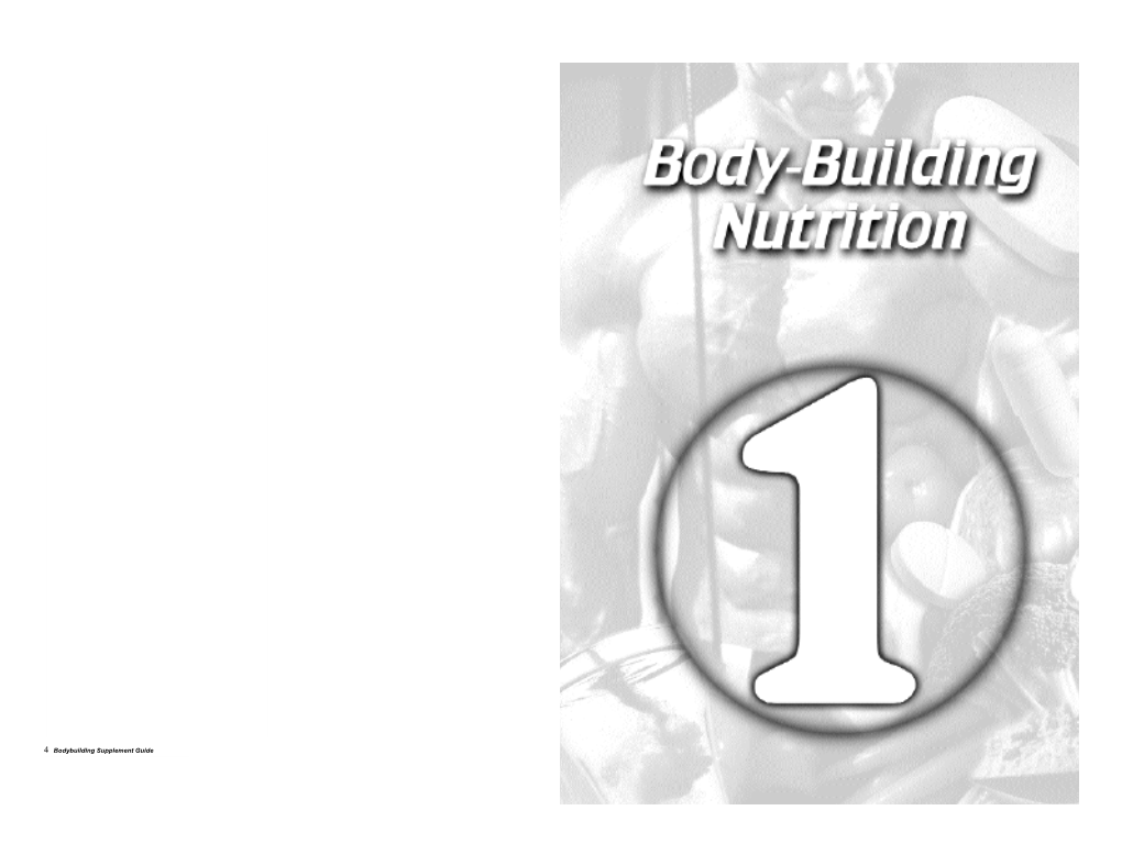 Bodybuilding Supplement Guide Diet Facts, Fallacies and Strategies for Building Muscle and Burning Fat by Jeffery Stout, Ph.D
