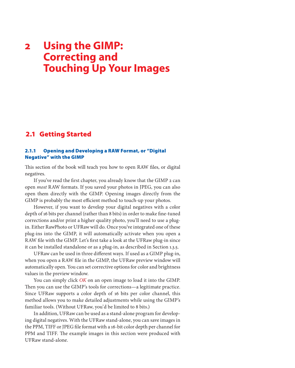 2 Using the GIMP: Correcting and Touching up Your Images