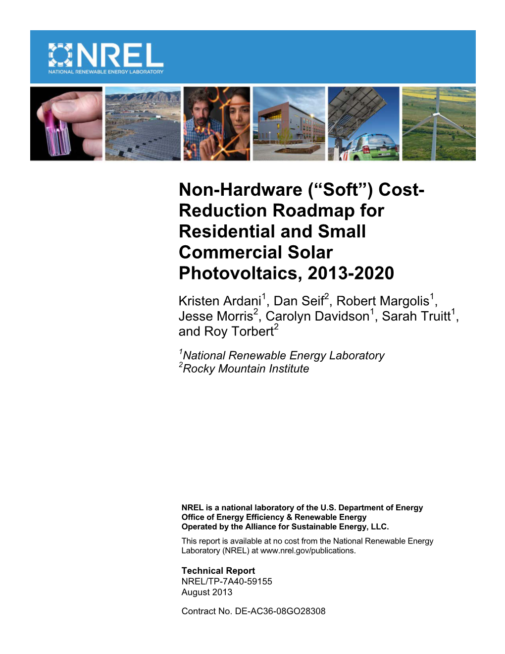 (“Soft”) Cost-Reduction Roadmap for Residential and Small Commercial