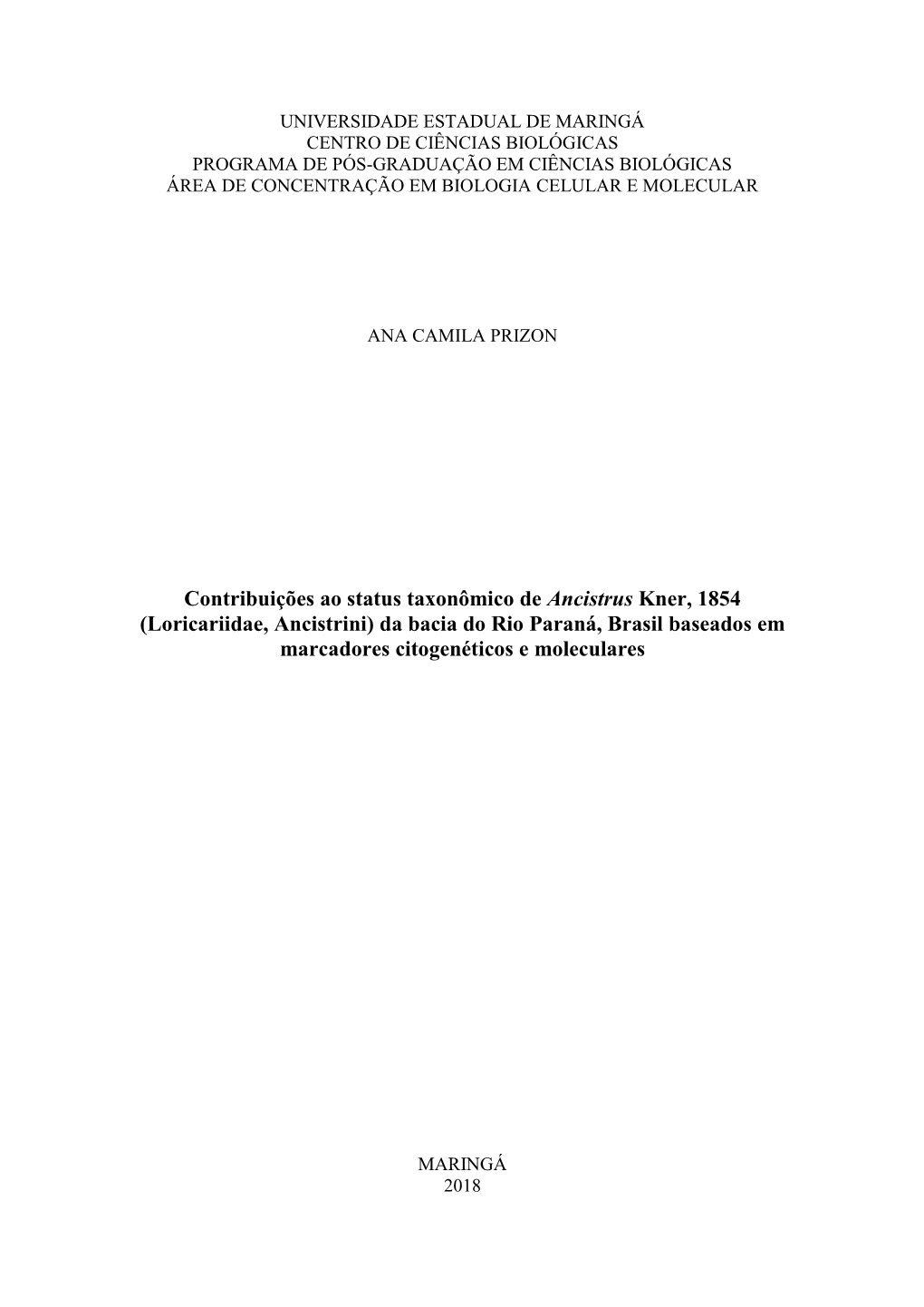 Hidden Diversity in the Populations of the Armored Catfish Ancistrus Kner