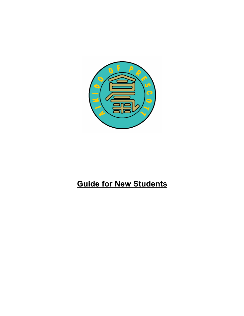 Guide for New Students