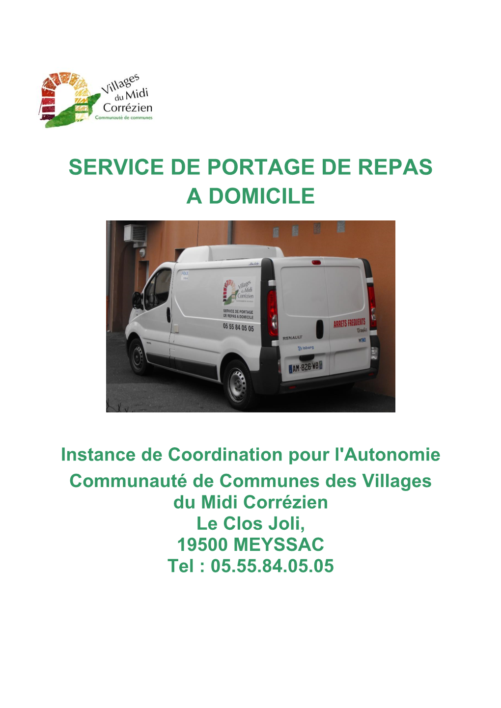 Service De Portage De Repas a Domicile