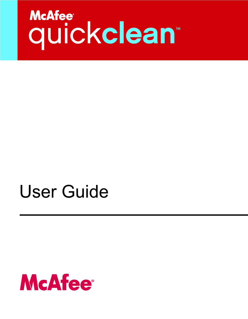 Mcafee Quickclean