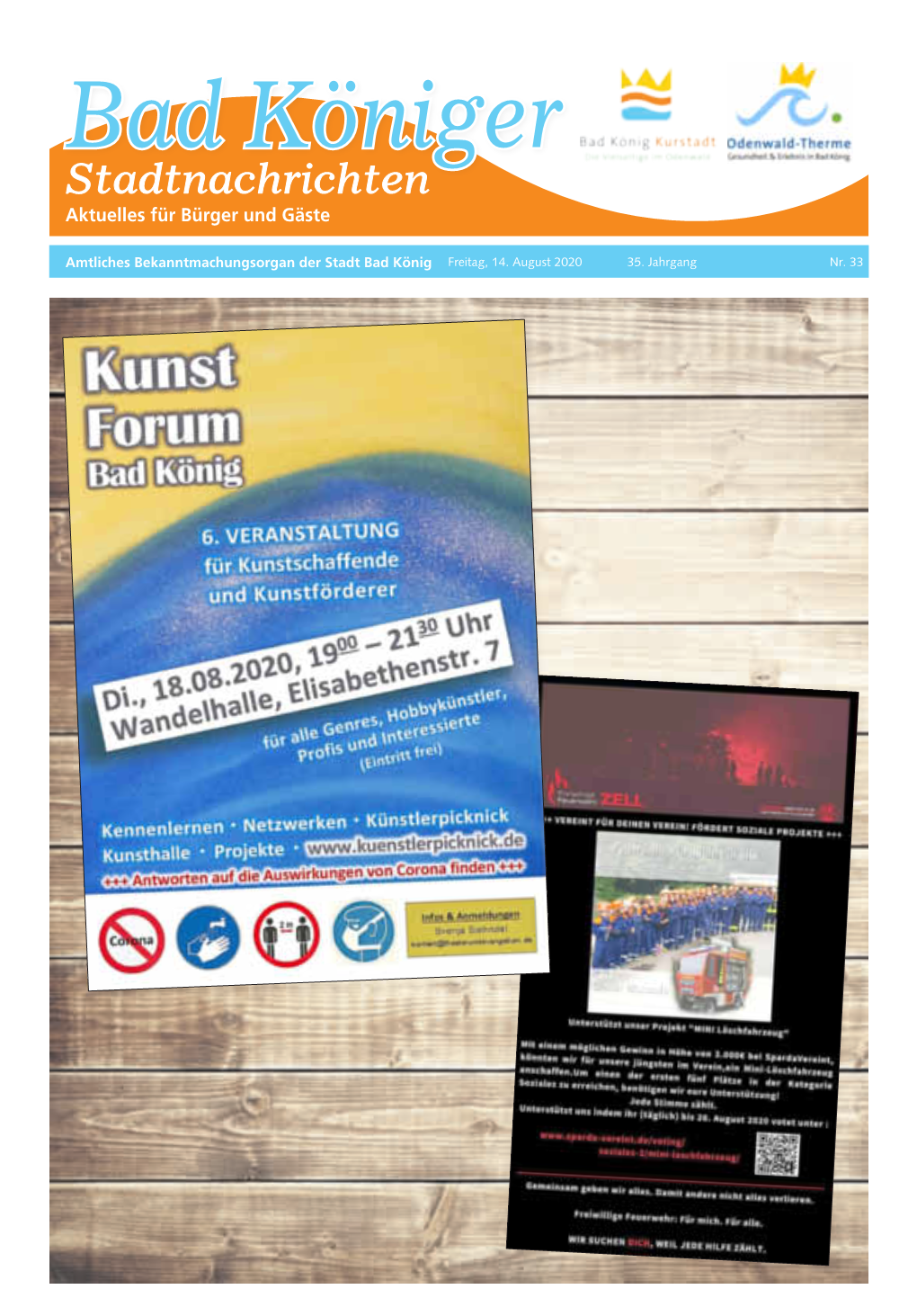 Bad Königer Stadtnachrichten Und Badeblatt 2020-33.Pdf