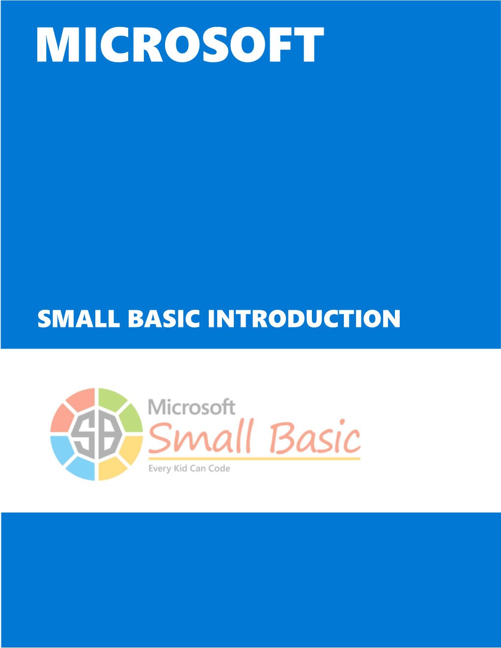 Microsoft Small Basic