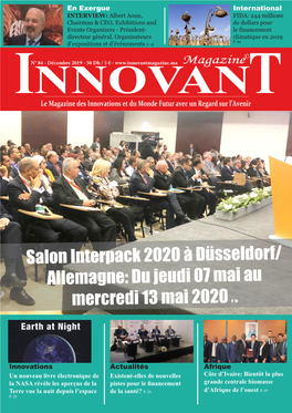 Salon Interpack 2020 À Düsseldorf/ Allemagne: Du Jeudi 07 Mai Au Mercredi 13 Mai 2020 P