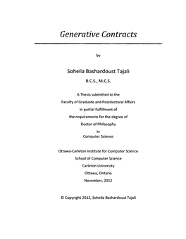 Generative Contracts
