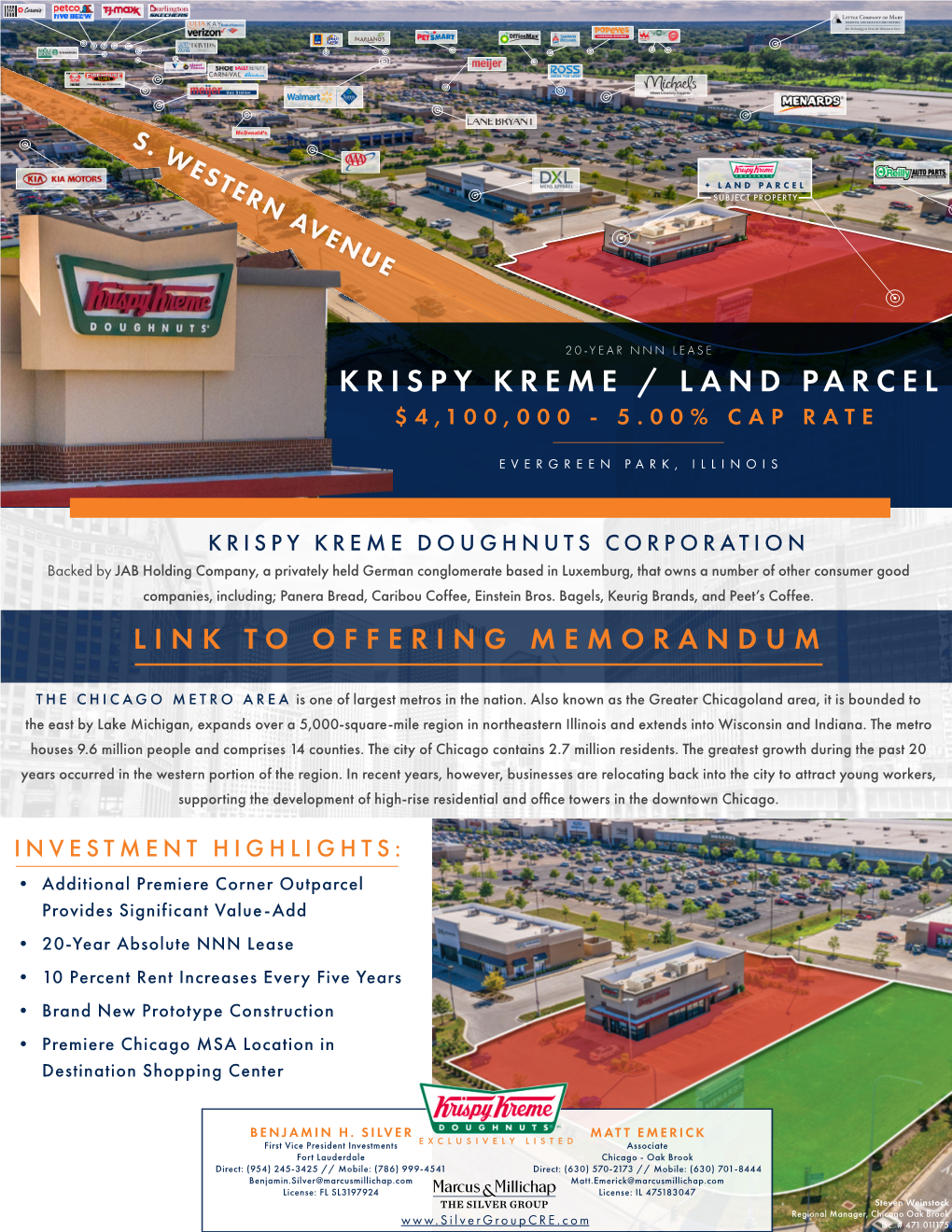 Krispy Kreme / Land Parcel $4,100,000 - 5.00% Cap Rate