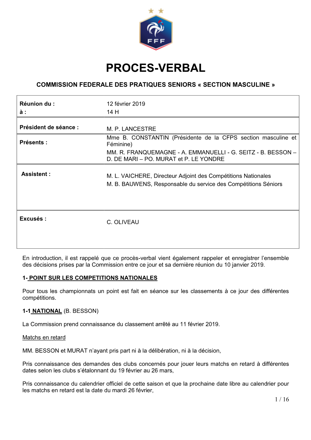 Proces-Verbal