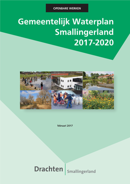 Gemeentelijk Waterplan Smallingerland 2017-2020