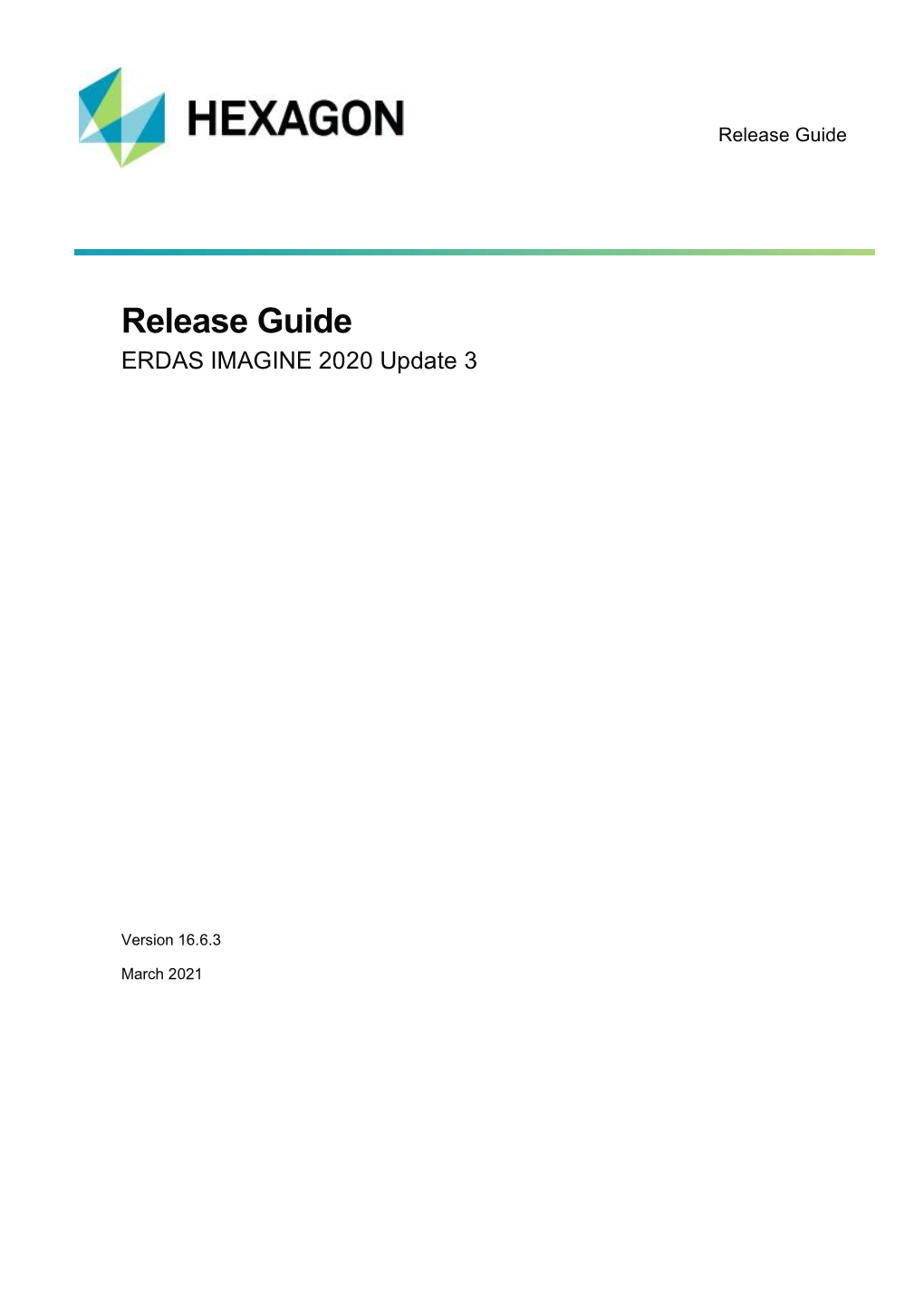 ERDAS IMAGINE® 2020 Update 3 Release Guide