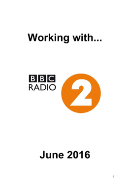 Working with BBC Radio 2