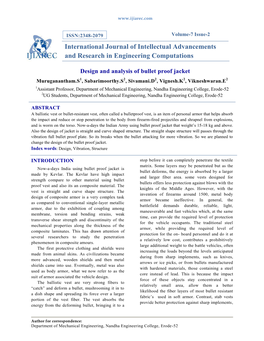 International Journal of Intellectual Advancements and Research in Engineering Computations