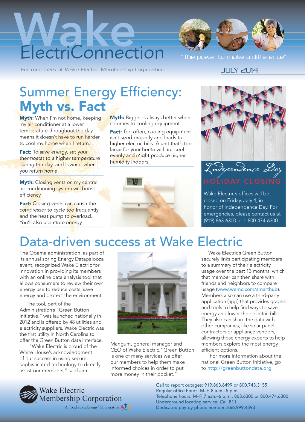 Summer Energy Efficiency: Myth Vs. Fact Data-Driven Success at Wake