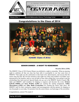 Class of 2013: MMSTC Science Symposium