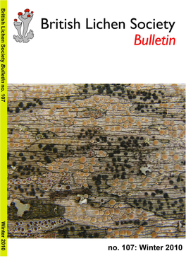 British Lichen Society Bulletin No