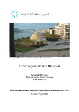 Urban Regeneration in Budapest