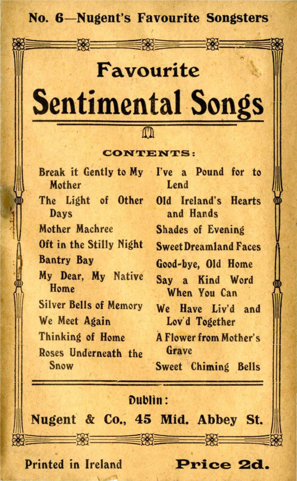 Sentimental· Songs