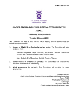 Papers for Meeting on 20 August 2020