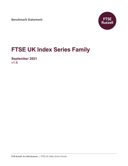 FTSE UK Index Series Family
