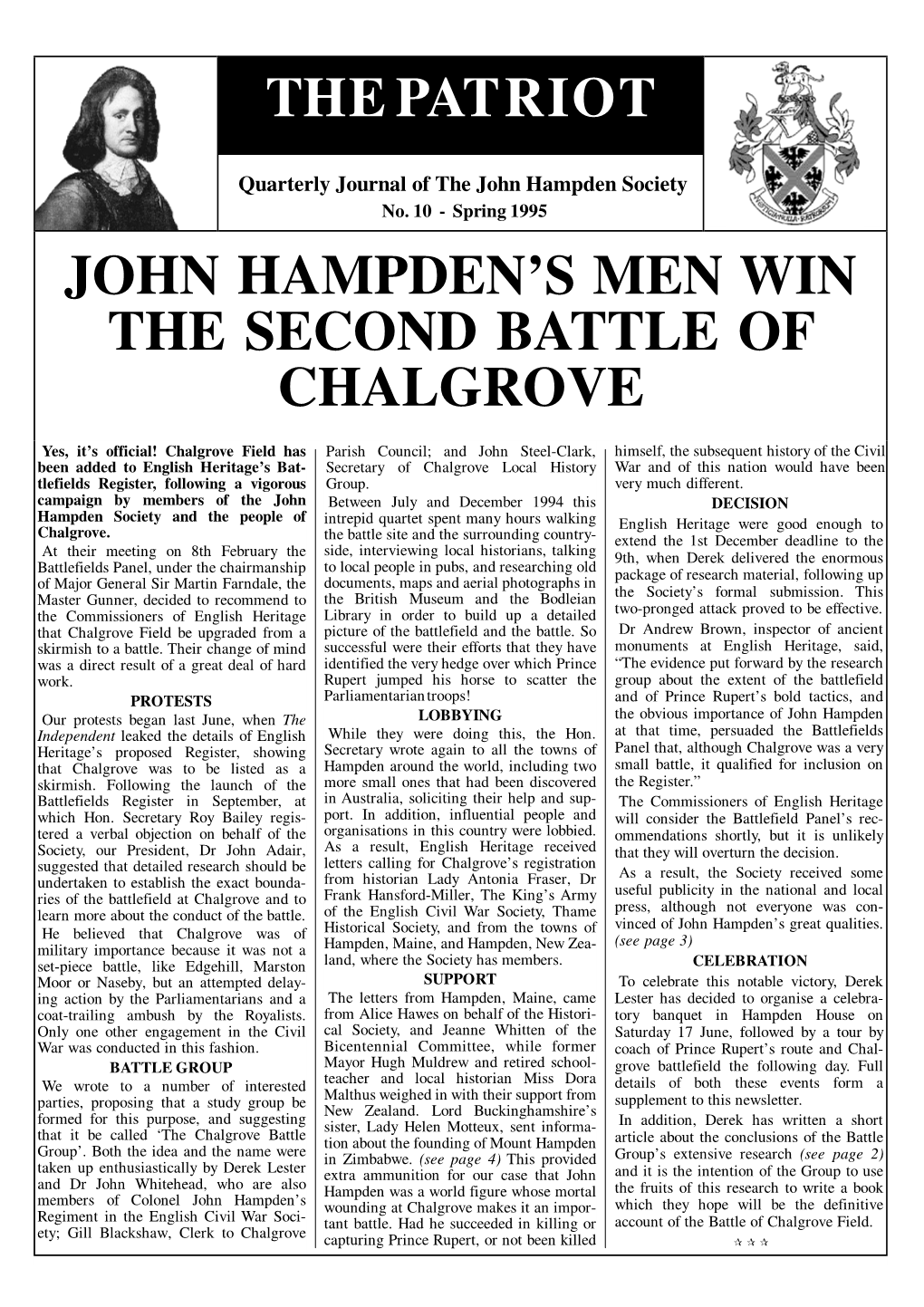 John Hampden's Men Win the Second Battle Of