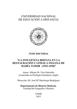 Universidad Nacional De Educación a Distancia