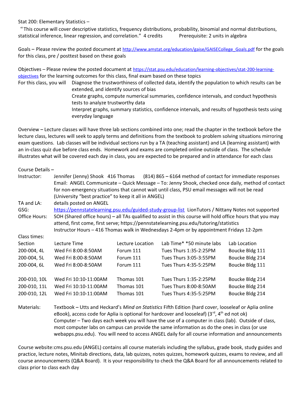 Stat 200: Elementary Statistics