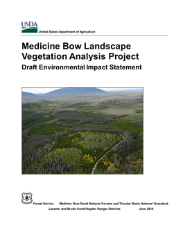 Medicine Bow Landscape Vegetation Analysis Project Draft Environmental Impact Statement