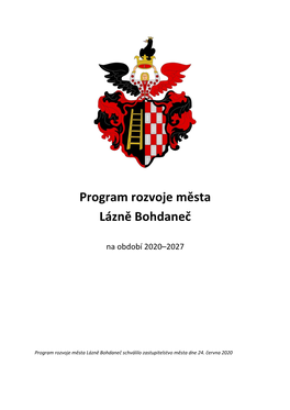 Program Rozvoje Města Lázně Bohdaneč
