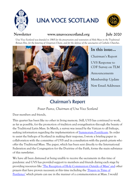 To Read Our Latest Newsletter 2020-07 July Newsletter