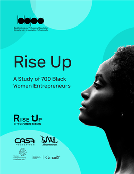A Study of 700 Black Women Entrepreneurs Organizing Partners