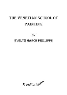 The Venetian School of Painting