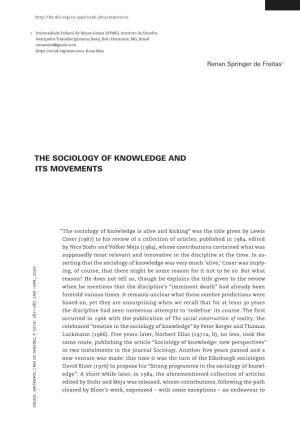 The Sociology of Knowledge and Its Movements
